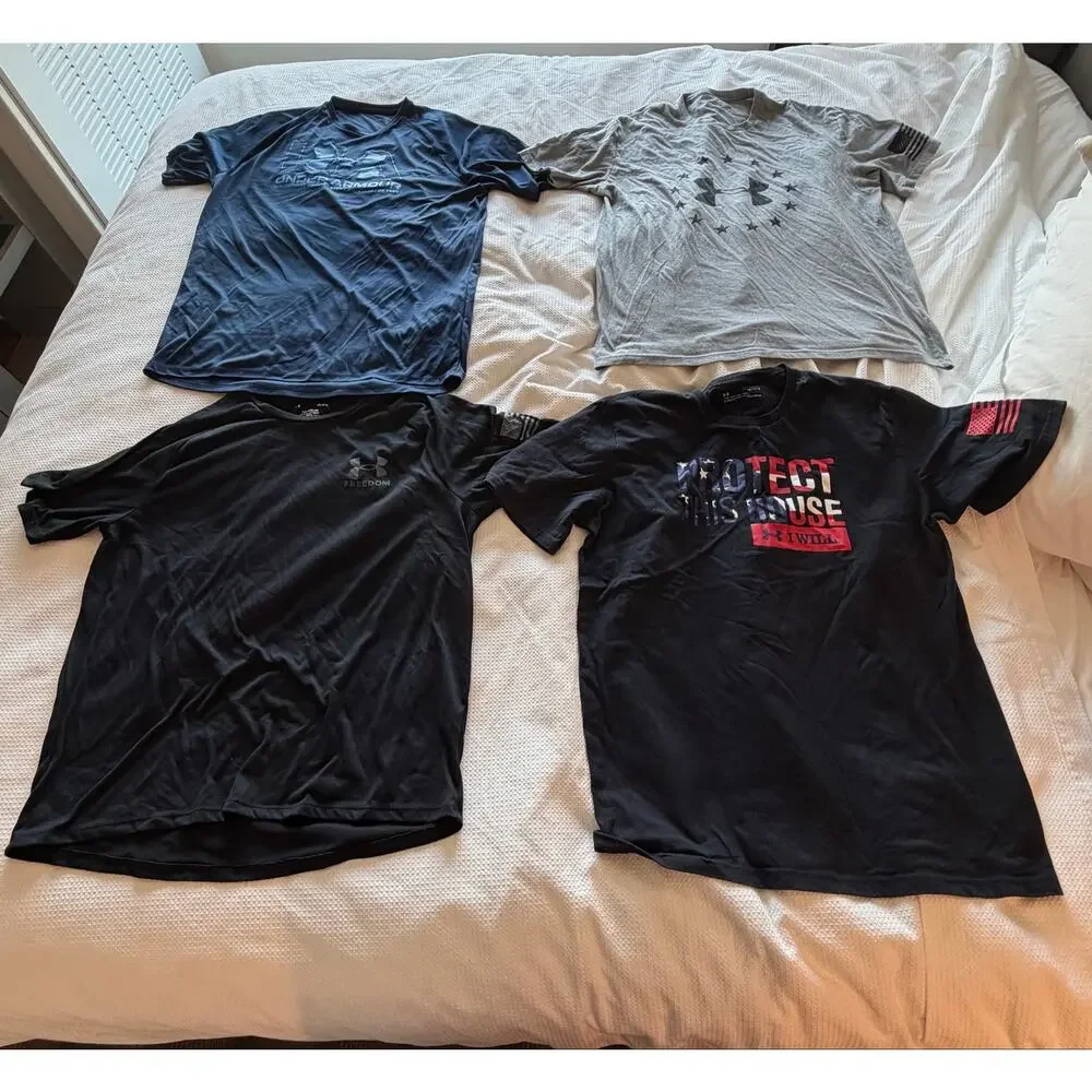 Under Armour Lot of 4 T-Shirts Men’s Size Large